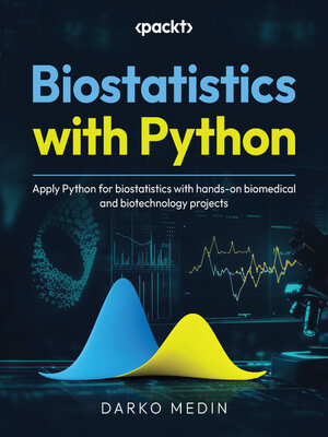 cover image of Biostatistics with Python